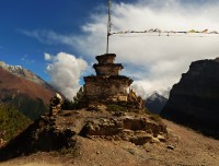 Stupa in Mountain